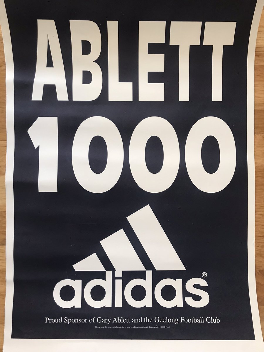mgerdtz's tweet photo. Blast from the past @GeelongCats #ablett #1000goals https://t.co/5mQGyL6mFz