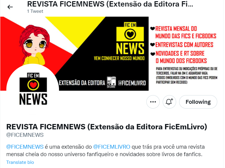 FICEMLIVRO's tweet photo. Sonhadores, a extensão @FICEMNEWS está aberta! Vão conferir, sigam e ativem as notificações para ficarem alertas para as novidades sobre nossa revista. 
A primeira edição sai no final de fevereiro.
#ficemnews
#ficemlivro https://t.co/4zh2EBqRNE