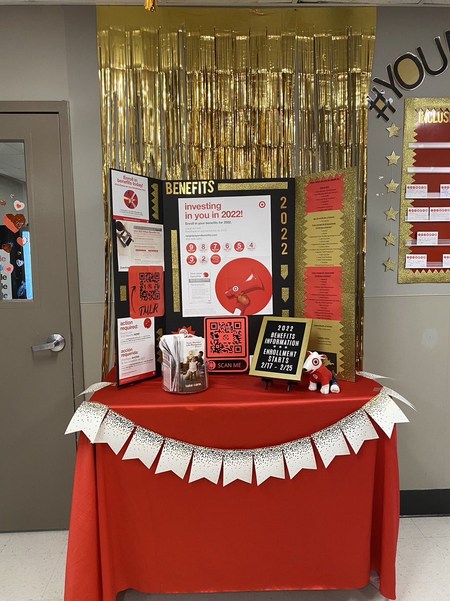 HRDaily2480's tweet photo. Gearing up for benefits enrollment 2022! #t2480 #target #targetcareers https://t.co/qgK0t4jxEk