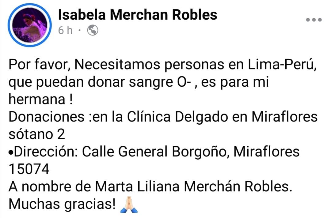 eudmed's tweet photo. Me hace este pedido de difusión una gran amiga guayaquileña, para una señora ecuatoriana que se encuentra en Lima en estos momentos en un trabajo de parto que se complicó. Si alguien puede ayudarla con sangre O- (o similar), apóyenla por favor. Muchas gracias. https://t.co/fJN6FwwohT