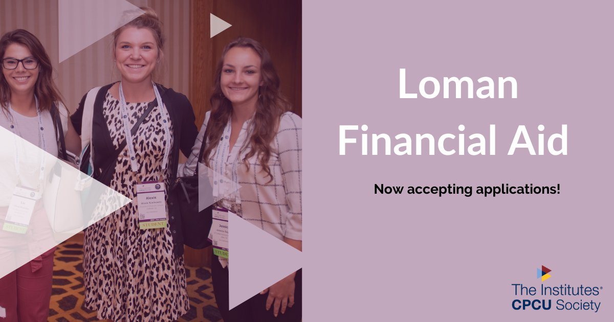 Taking part in an internship in 2022?  Apply for the opportunity to receive $1,500 in financial aid toward your internship expenses! The CPCU Society is offering aid through our Loman #FinancialAid Program. Don’t let finances hold you back, apply today: 
bit.ly/3L77b5g
