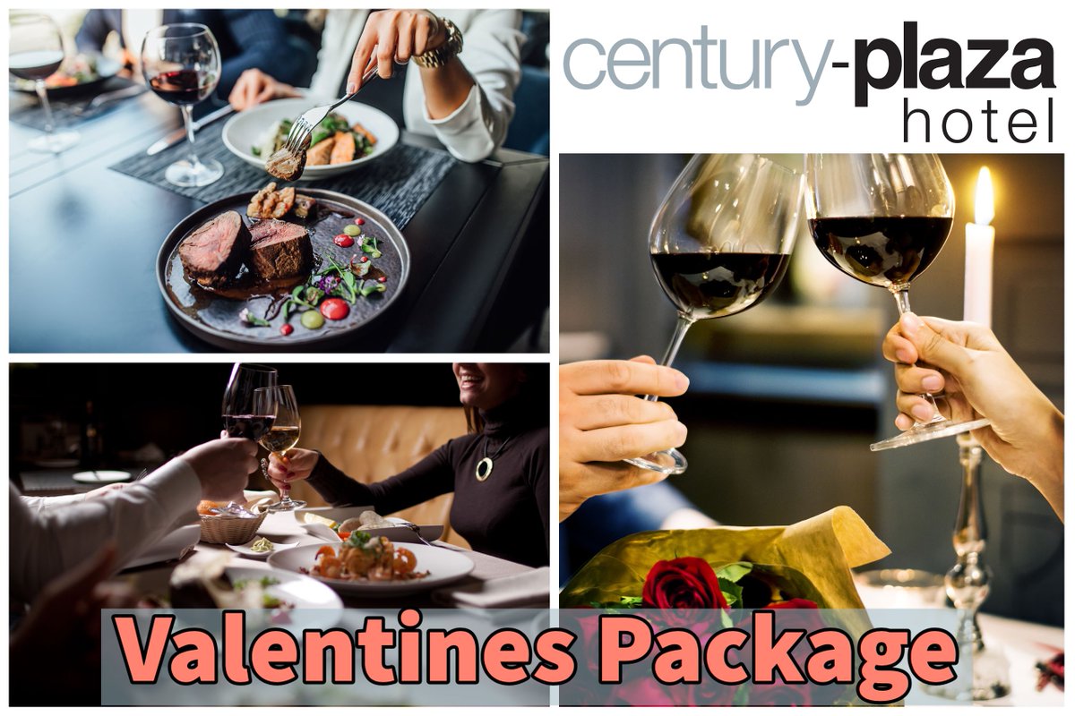 Ask about our #valentines package Including, guest room, dinner for 2 and parking. February 11-14 2022 century-plaza.com #romance #dinner