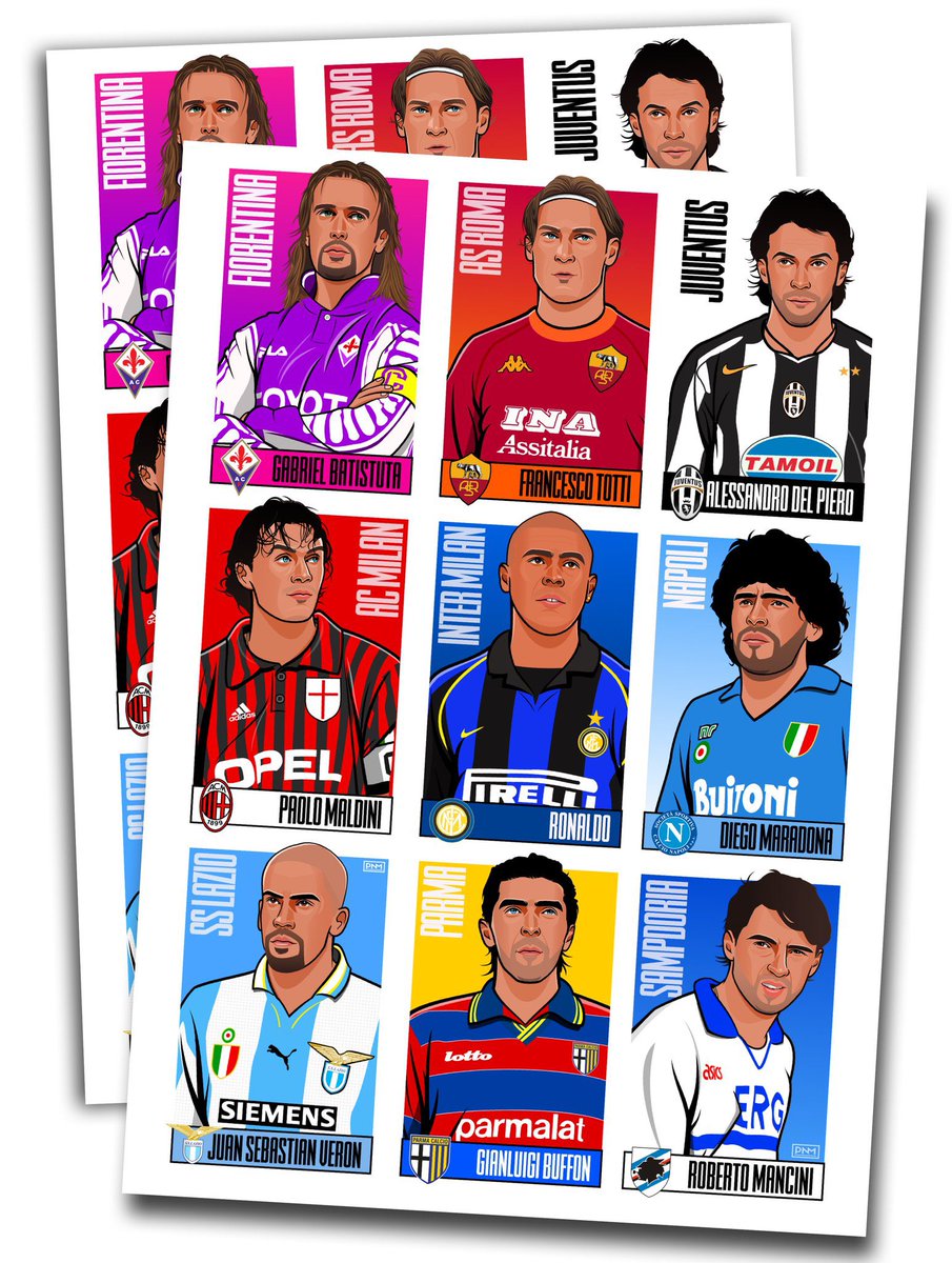 FootballRemind's tweet image. 🚨COMPETITION ALERT🚨

We’re giving away this Serie A legends print thanks to our friend @pnm1979 

To enter:
Follow @pnm1979 
Follow @FootballRemind
Retweet this post ♻️

Winner to be drawn Friday 11th February at 9pm 👍

Visit etsy.com/uk/shop/PNMSto… for the whole collection