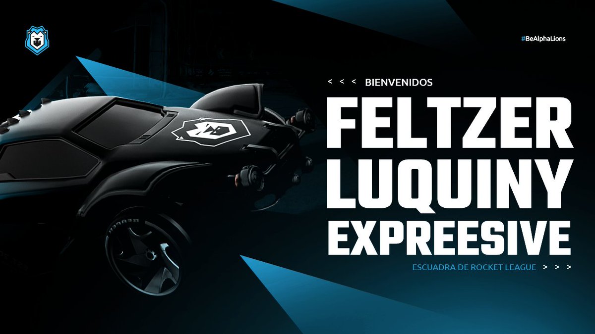 #Bienvenida | #RocketLeague
Es momento de presentar a nuestros jugadores, sabemos que nos representarán de la mejor manera.
Bienvenidos a su nueva familia. 💙🤝

- <a href="/Feltzer_rl/">Feltzer.</a> 
- @LucasRa44553778 
- <a href="/expreesive/">excrdbl</a> 

#BeAlphaLions