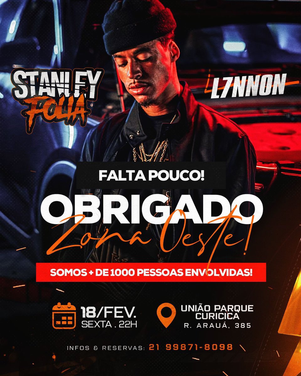 vitinhostanley's tweet photo. Mais de 40 camarotes vendidos 
Mais de 700 ingressos vendidos 
Somos + de 1000 pessoas envolvidas 🙌🏽

Dia 18 de Fevereiro todo os caminhos te levam p Stanley Folia 🔥🔥 https://t.co/Jqe8hDQt7p