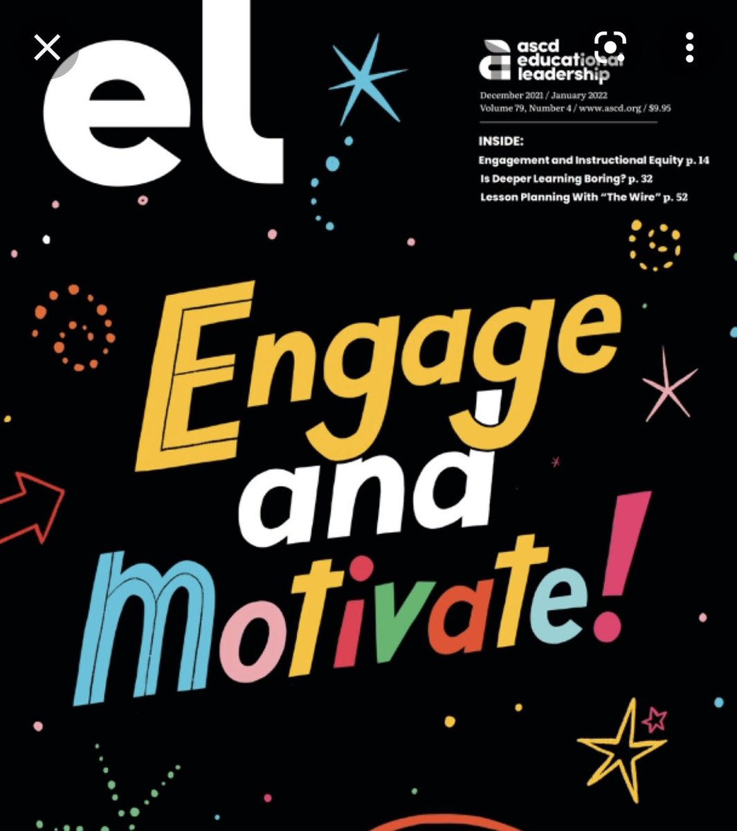 worieux's tweet photo. This magazine #EngageandMotivate! Put out by #ASCDEducationalLeadership is full of so many gems, I couldn’t pick just one! Find it in our LRC. @i_lcsd #LCSDprolearning https://t.co/PJSQ8RtnZf