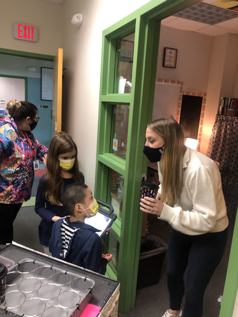 Crocs Coffee Cart was rolling down the hallways today ! We said “Enjoy your Coffee” with various modes of communication. Proud of our baristas. <a href="/SycamoreCreekES/">Sycamore Creek ES</a> <a href="/BurdeauAustin/">Mrs.Austin</a>  <a href="/bittyandbeaus/">Bitty & Beaus Coffee</a>