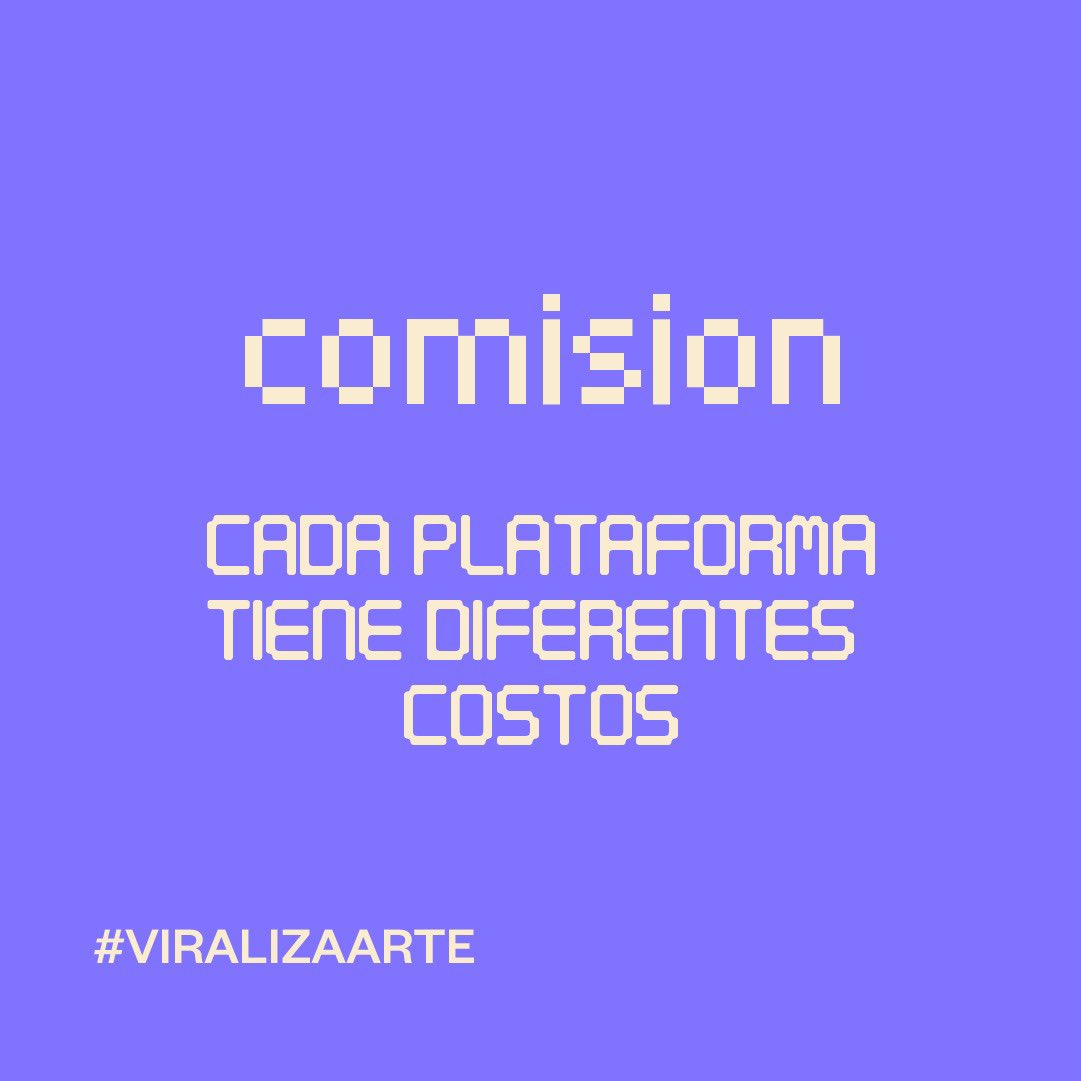 Viral__art's tweet photo. Cada plataforma tiene comisiones y condiciones que varían, por eso es fundamental investigar y analizar los costos antes de empezar el proceso. https://t.co/g3pbtUXAAa