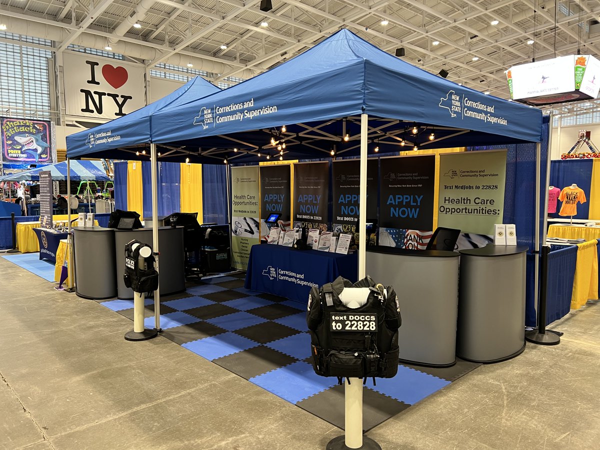 NYS DOCCS's tweet "Secure your future and join DOCCS at The Nave Law
