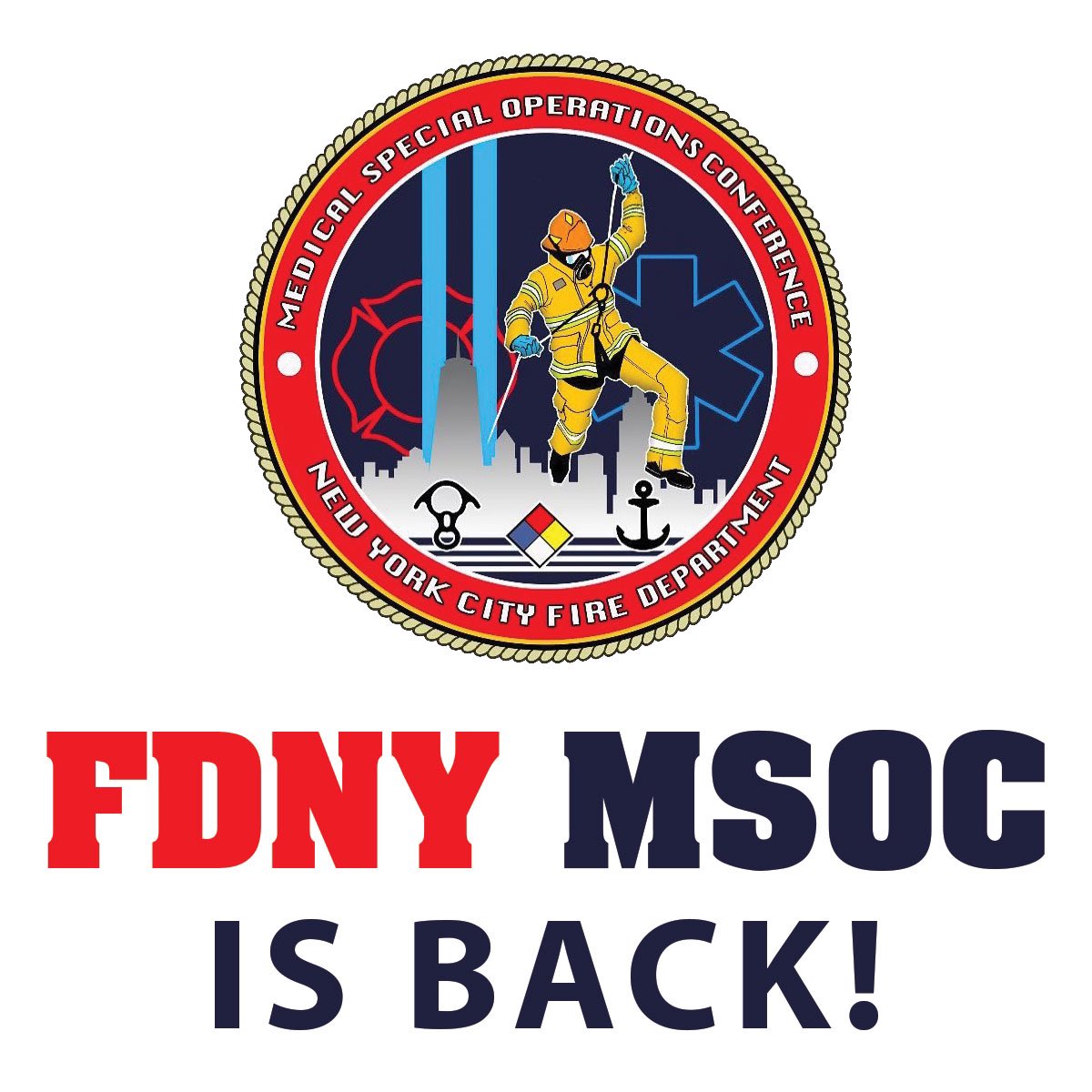 FDNY MSOC IS BACK! Registration is now open for the 2022 FDNY Medical Special Operations Conference! Join military, federal, state and local medical responders as they share experiences, best practices and ideas at the FDNY Fire Academy. Learn more at fdnypro.org/msoc
