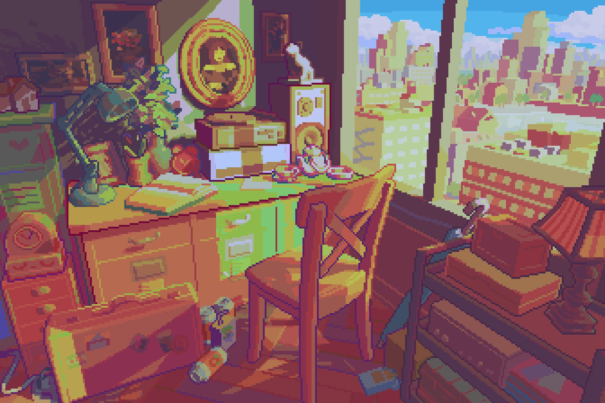 yuri_zarin's tweet photo. how do you feel today?

#pixelart #ドット絵 https://t.co/jMQg7p7M5b