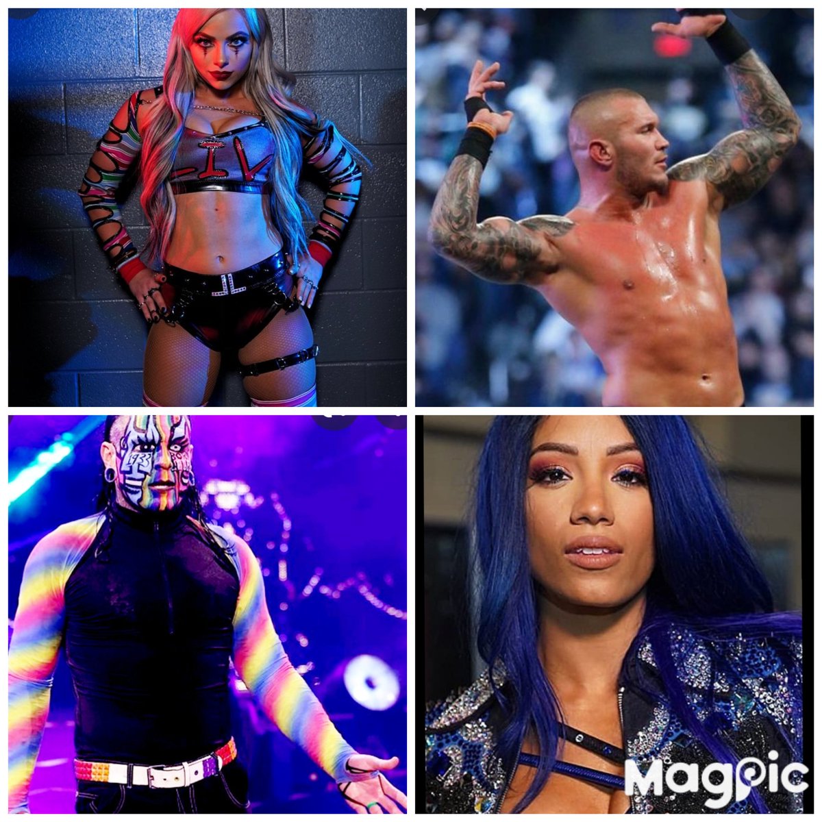 Liv Morgan, Sasha bank's randy orton, Jeff hardy @Venomjr2002 has signed their contract with nightmare wrestling https://t.co/Uu2f5aeg2h