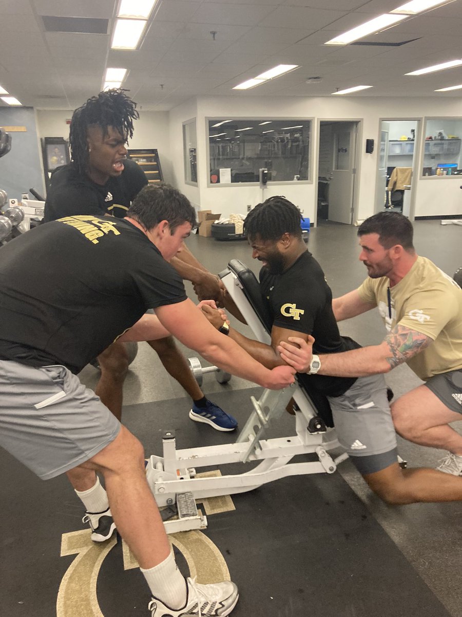 StrengthGT's tweet image. Great Week of Training. Thankful for these players.
