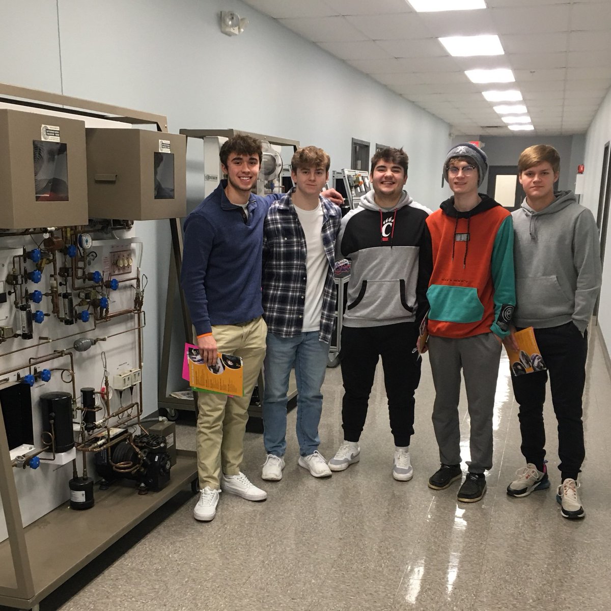 Thanks to Matt Taylor, Apprenticeship Training coordinator at UA Local 392, for sharing the great apprenticeship opportunities in Plumbing, HVAC, and Pipefitters with Kings Seniors: Ty, Tony, Jonathan, Chase, and Aiden. <a href="/kings_schools/">Kings Local Schools</a> @kings_HS