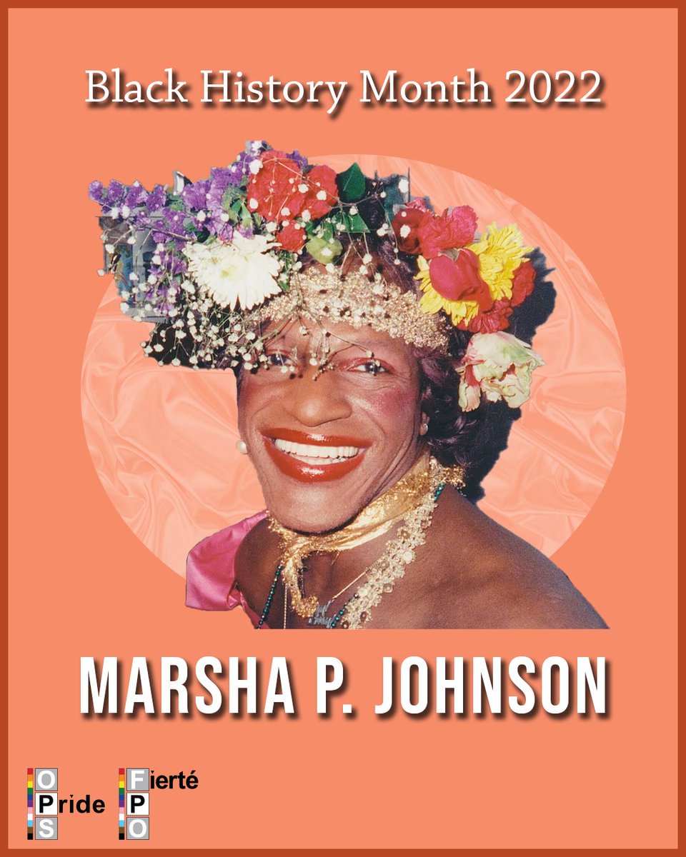"Queen Mother" of the Stonewall Riots, Marsha "Pay It No Mind" Johnson was a Black trans woman who fought for LGBTQ+ rights. She was the co-founder of the Street Transvestite Action Revolutionaries (S.T.A.R.), an activist organization that provided support for LGBTQ+ youth.