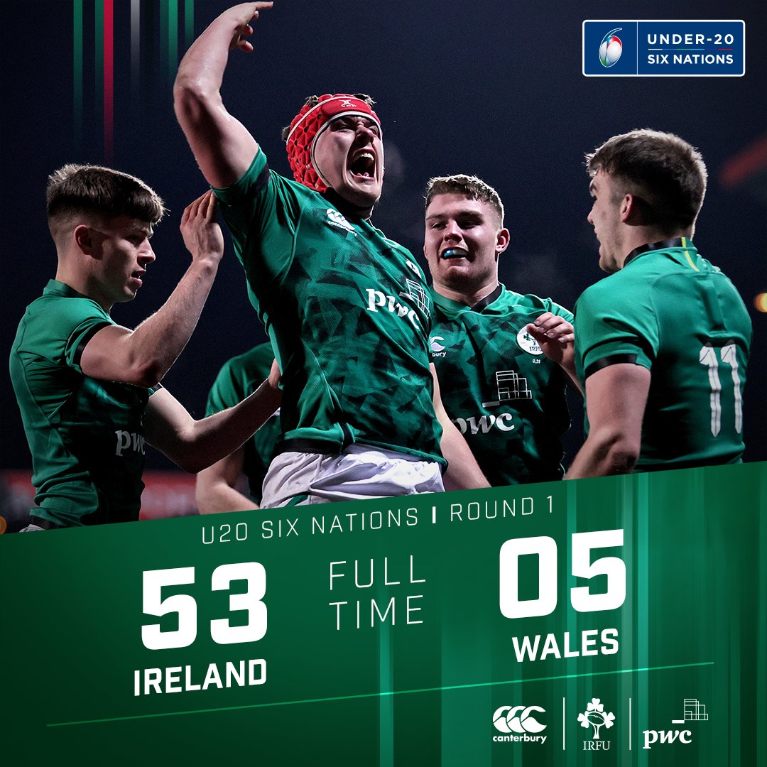 IrishRugby's tweet photo. A perfect start to the Championship in Cork! 👊

#FutureIsGreen | #IREvWAL https://t.co/d33hS5lm29