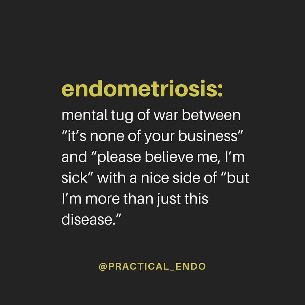 Ain't that the truth 🙄🎗️ #chronicillness #1in10 #endometriosis