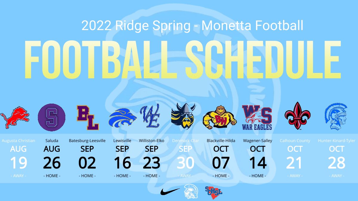 <a href="/RSM_Athletics/">RS-M High Trojans</a> <a href="/rsmhs_trojans/">Ridge Spring-Monetta Middle/High School</a> <a href="/RSMSoftball/">Ridge Spring Monetta Lady Trojans Softball🥎</a> @RSM_Career <a href="/RSMCounselor/">@RSM_High_SchoolCounselor</a> @Webb_OnTheRidge <a href="/AikenPublicSch/">AikenCoPublicSchools</a> <a href="/ItsKyleDawson/">Kyle Dawson</a> <a href="/JohnHartWJBF/">John Hart</a> @BrendanWJBF <a href="/ColinzCody/">Colin Cody</a> <a href="/sloaneocone/">Sloane O'Cone</a> <a href="/LouatTheState/">Lou Bezjak</a> <a href="/CNR_Sports/">News & Reporter</a> <a href="/iguerin/">Ian Guerin</a> <a href="/HSreport/">HS report</a> <a href="/SCSportsSource/">SC Sports Source</a> <a href="/sportstalksc/">SportsTalk Media Network</a>