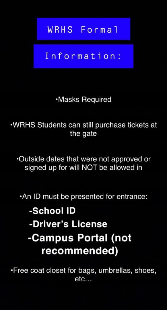stuco_wrhs's tweet photo. hey guys we have had a lot of questions about formal so hopefully this will answer some! hope to see you all there! https://t.co/4By14yT1P4
