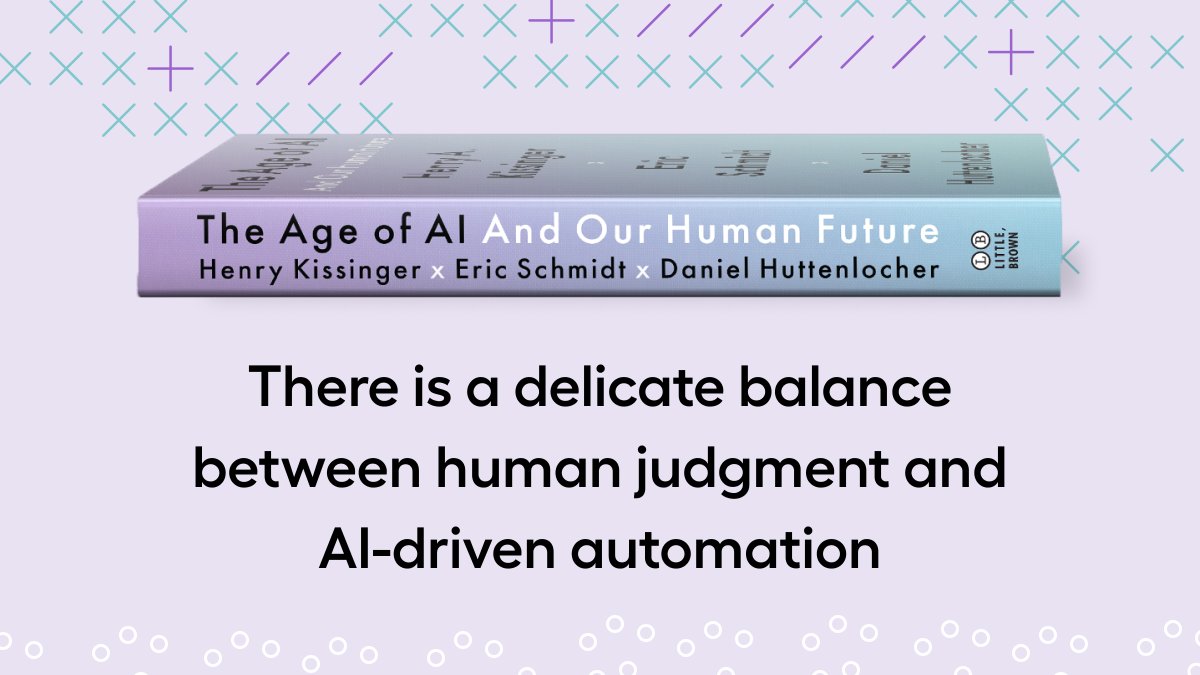 We must not forgo consideration of the proper balance between human judgment &amp; AI-driven #automation on both sides of the equation.

#ageofaibook #artificialintelligence #datascience #programming