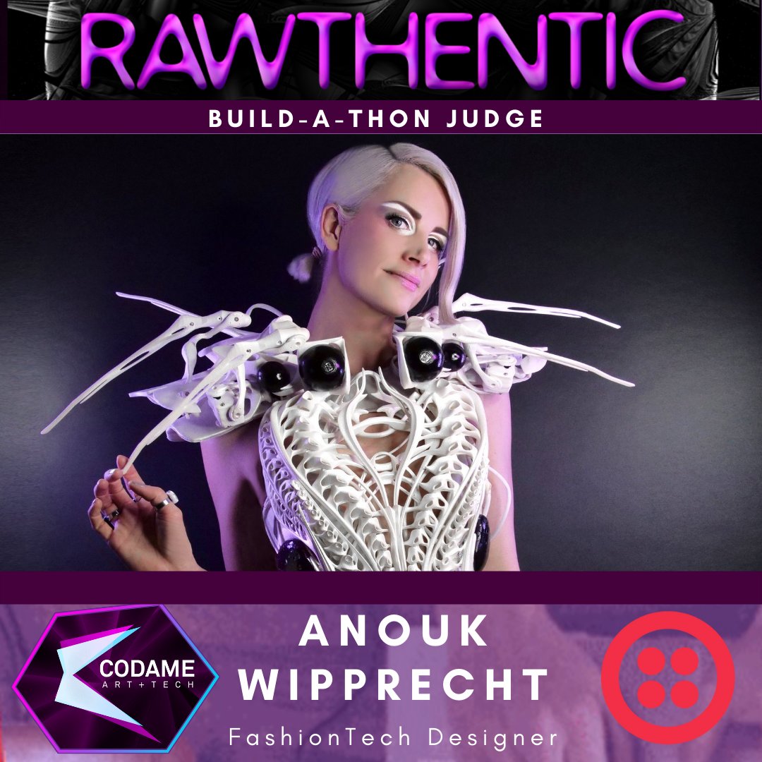 San Francisco!! Happy to announce that I am a JUDGE for the #RAWTHENTIC Build-a-thon with <a href="/codame/">CODAME ART+TECH</a> and <a href="/twilio/">twilio</a> Feb 11 + 12 - come create art together with us 💜💜💜 #Art #Tech #SanFrancisco