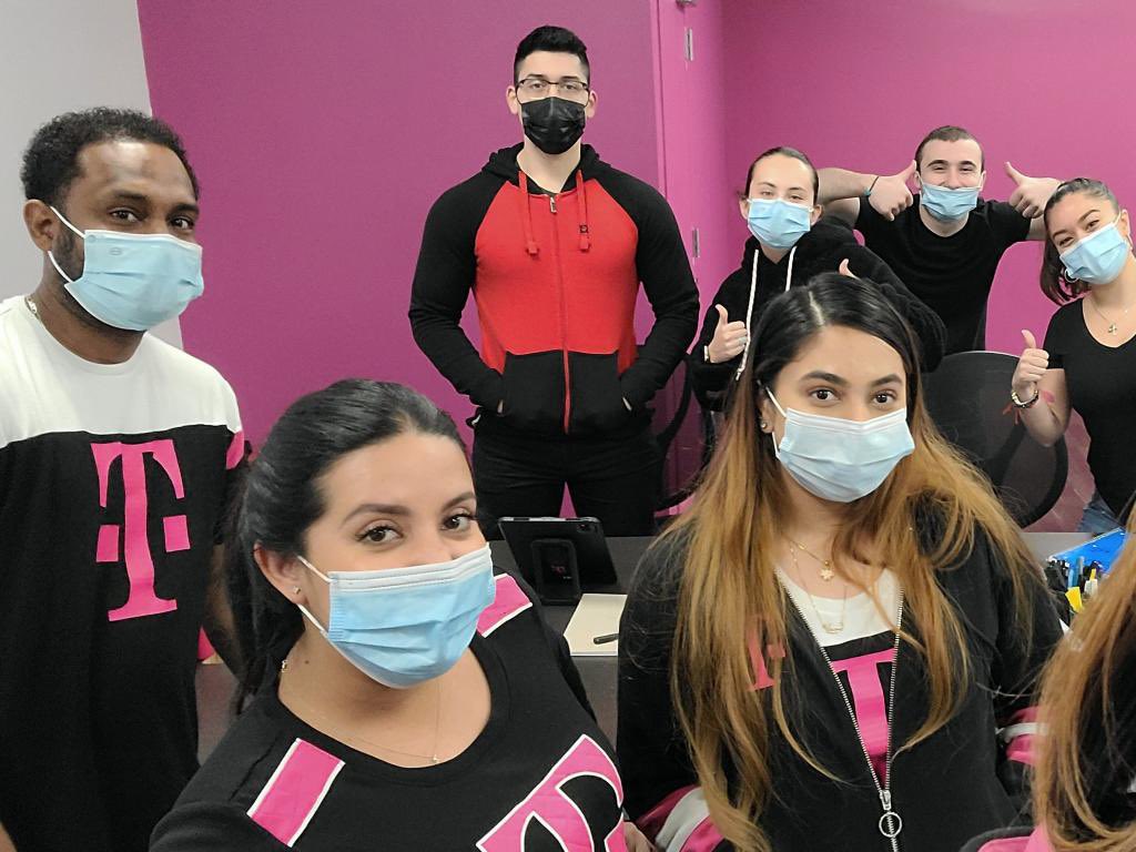 Another great training class. Thanks for having us @SteveErato and @Camila_8057. Transferring Knowledge is what we do best. @BeastoSupremo @URDESTINY04 @JumeyM @rgshaftoe @Lareb. #t-mobile #loyaltyteam. #newhires