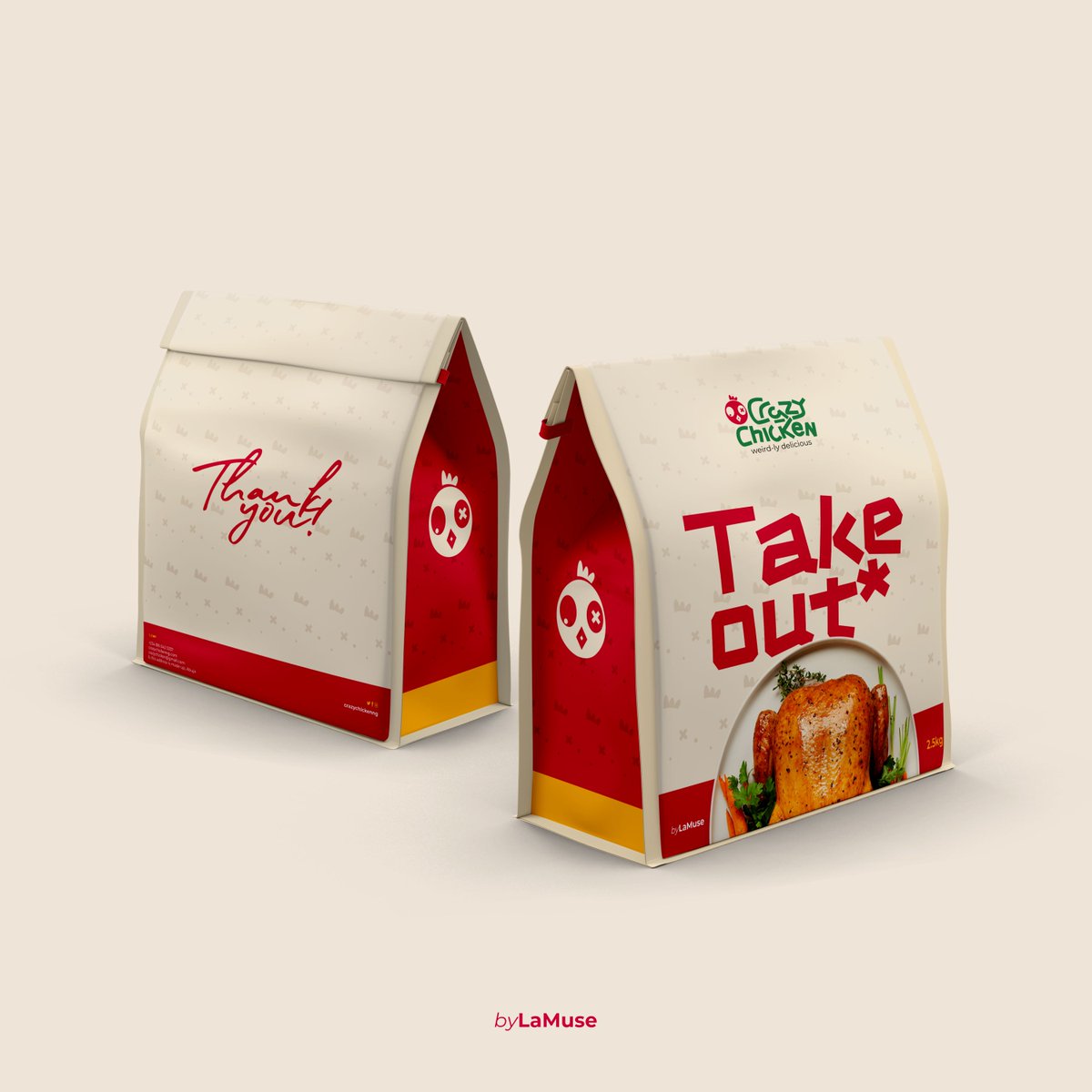 bylamuse's tweet photo. A fictional brand identity design developed for Crazy Chickens
Full project here:- https://t.co/sqqqgIdyL6
#packagingdesign #brandidentity #logotype #LogoDesigns #packageinspiration https://t.co/gGX6QglAfQ