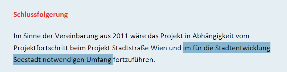 wolf_kamp's tweet photo. @ErnstNevrivy @BleningerDaniel @struberg Jo, eh. Aber die #Spange wird nur soweit gebaut - wenn überhaupt – wie es für den Anschluss an die #Seestadt notwendig ist (ca. 300m). Schlage vor, Sie lesen sich die Asfinag-Evaluierung vom Dezember noch einmal genau durch. Das hilft. https://t.co/IwAXsKX2os