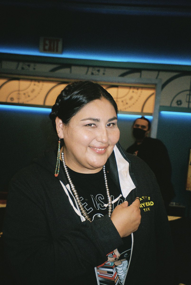 Season 2 of #RutherfordFalls wrapped last night. This is our incredible show runner, @sierraornelas. I admire her kindness, integrity, sense of humor &amp; dedication. Her set is a joy. It’s like being on a playground w brilliant funny friends. Thank you Sierra♥️ #SierraAppreciation