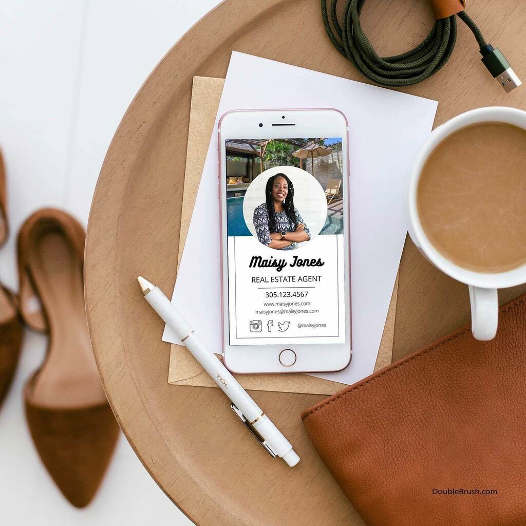 DoubleBrush's tweet photo. Real estate agents, digital business cards get your info in the hands of your clients and potential clients — literally. Do you use them? Find editable designs to choose from at https://t.co/3aBZa8fcXn
.
.
#digitalbusiness #digitalbusinesscard #digitalbu… https://t.co/5ApsPzhUq1 https://t.co/oDYZfRaWiq