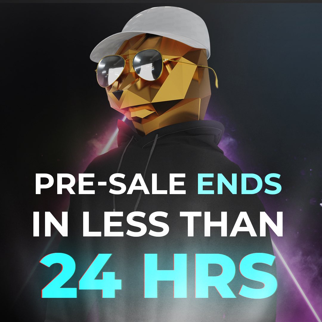 **OUR PRE-SALE ENDS TOMORROW** 

You have last few hours to buy the unique Cybernites in our Public Pre-Sale 👑

**REMEMBER** to set your alarm for this Sunday. We are giving away the Tesla! 🔥🔥🔥 #cybernites #nft #drop