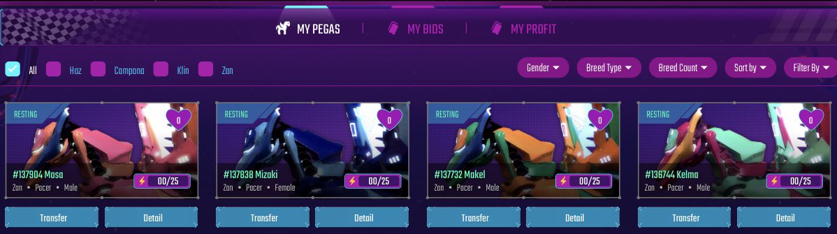 Got 5 new Pegas that will be looking for scholars within 4 days. And after one more breeding session, we’ll get that bronze guild status!