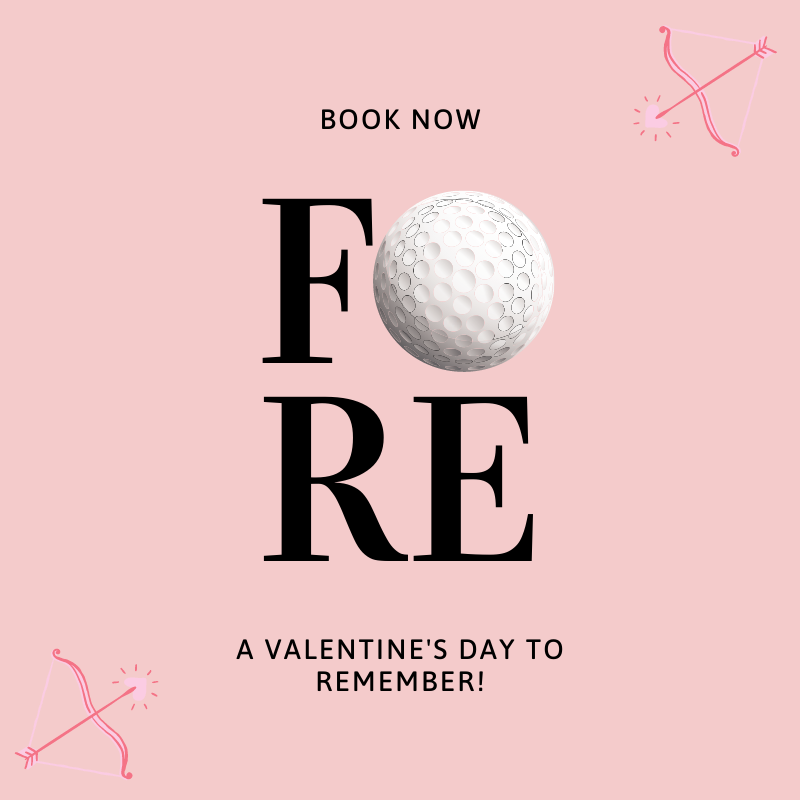 We're Falling FORE Golf This Upcoming Valentine's Day Weekend! Hurry! Snag your twosome at Lakeview Resort Lakeview Course soon! It'll be a tee-rific day! Book now lakeviewresort.com/golf.html