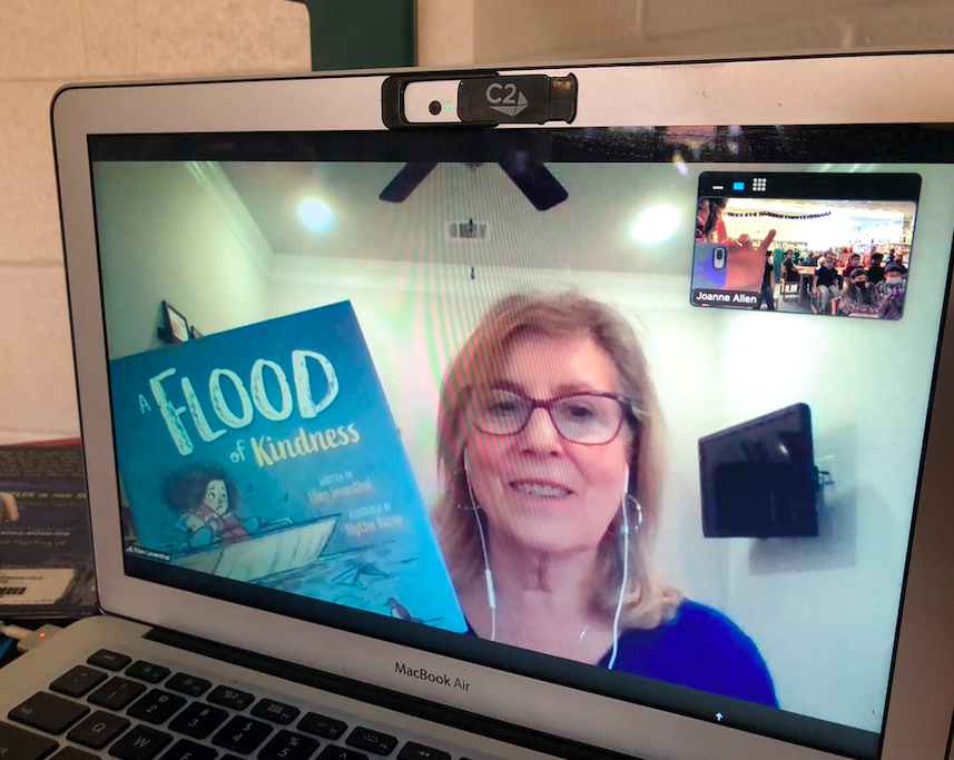 JReedAllen's tweet photo. @EllenLWrites Your Flood of Kindness- what a  beautiful story about sharing and perspective. We are looking forward to it in our library. #WRAD https://t.co/q0J4hYfMo0