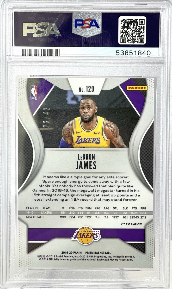 HitFactory__'s tweet image. $3200 obo 

2019-20 Panini Prizm Pink Pulsar 23/50 Jersey # Match PSA 10

Reference. 23/50 BGS 9.5 did $2350.

@Hobby_Connect @HobbyConnector @sports_sell @HiveCards