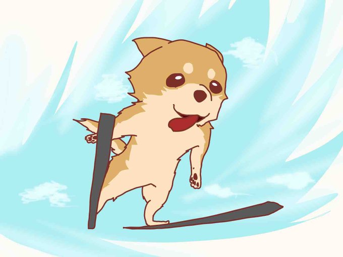 スキージャンプのtwitterイラスト検索結果