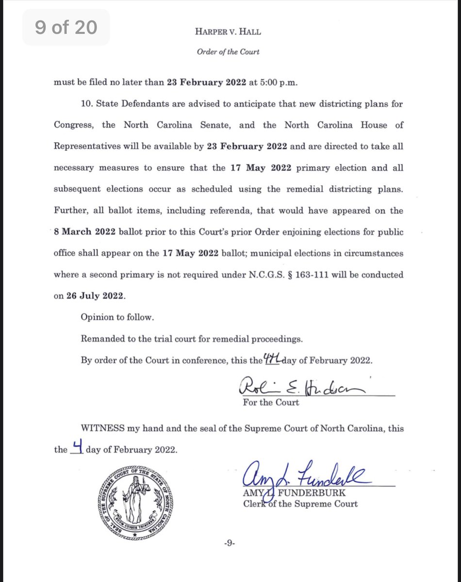 Two important pages of the court ruling #ncpol