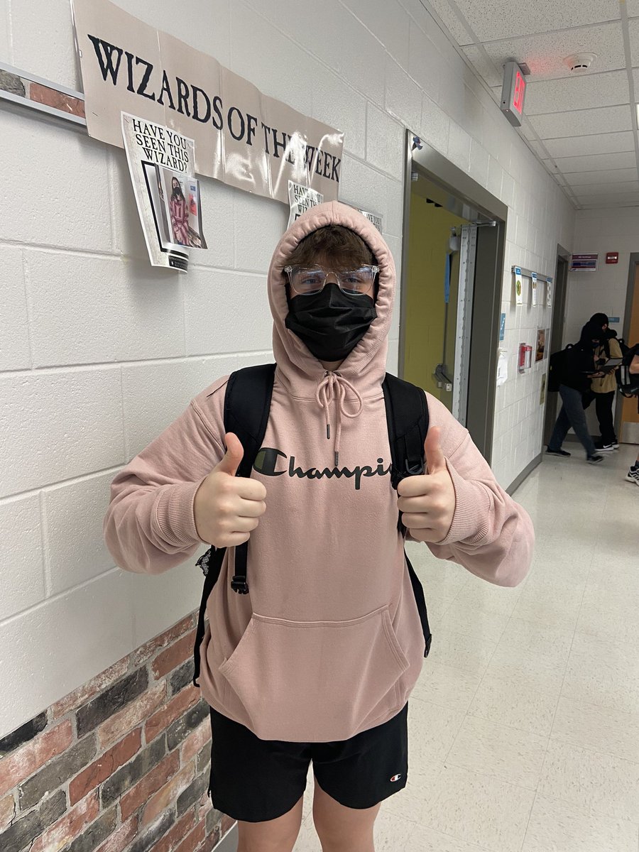 Mrs_Sidoti's tweet photo. Congrats to Evan, Caleb, Nikhil and a camera-shy Sophia on being this week’s Wizards of the Week. The coolest part of today was their peers reactions to their win-cheers and applause all over the place! Just goes to show that they truly do deserve this! Way to go! 👏🏼🧙🧙‍♀️✨ https://t.co/YATt8DQM43