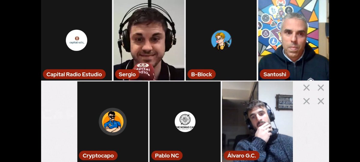 capitalradiob's tweet image. Ya puedes ver nuestra tertulia #crypto analizando la subida de #BITCOIN y el futuro de los #NFT con @Sergio_fdez_7 🔥

 Gente muy 🔝como @CryptocapoOO, @b_block_oficial, @pmbrsantos o @alvarogctmr 

Y consultorio #Crypto con el gran @LionsInvestors 
👇👇👇 twitch.tv/capitalradiob/…