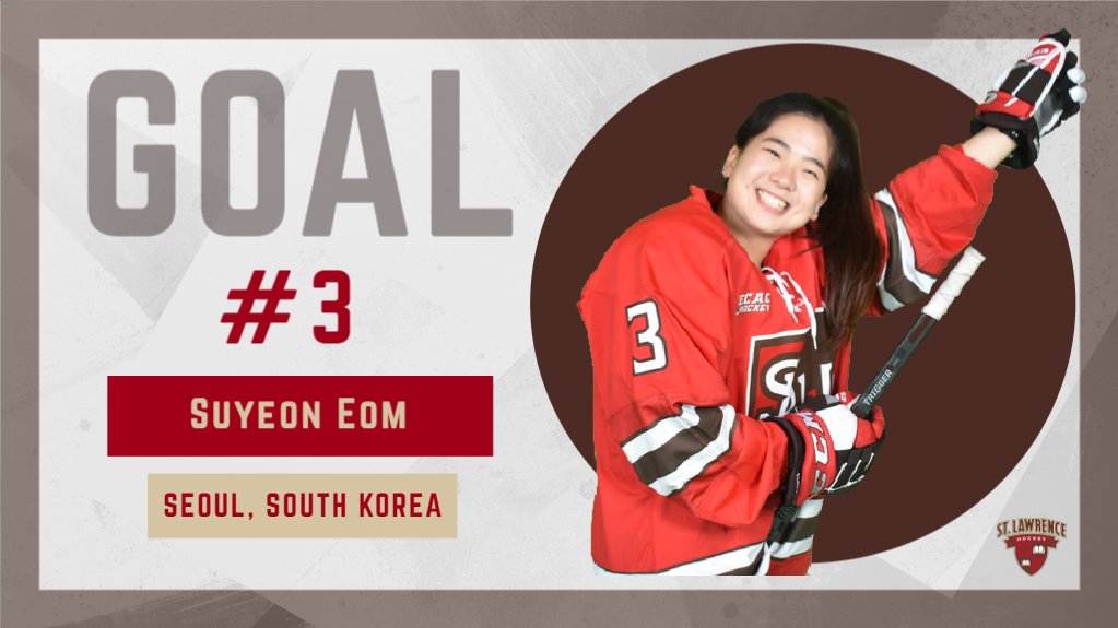 SLU_whockey's tweet photo. SUYEON EOM PUTS THE SAINTS UP 2-0 WITH HER FIRST CAREER GOAL! Rachel Bjorgan with the 🍎! https://t.co/AER82jHvQ7
