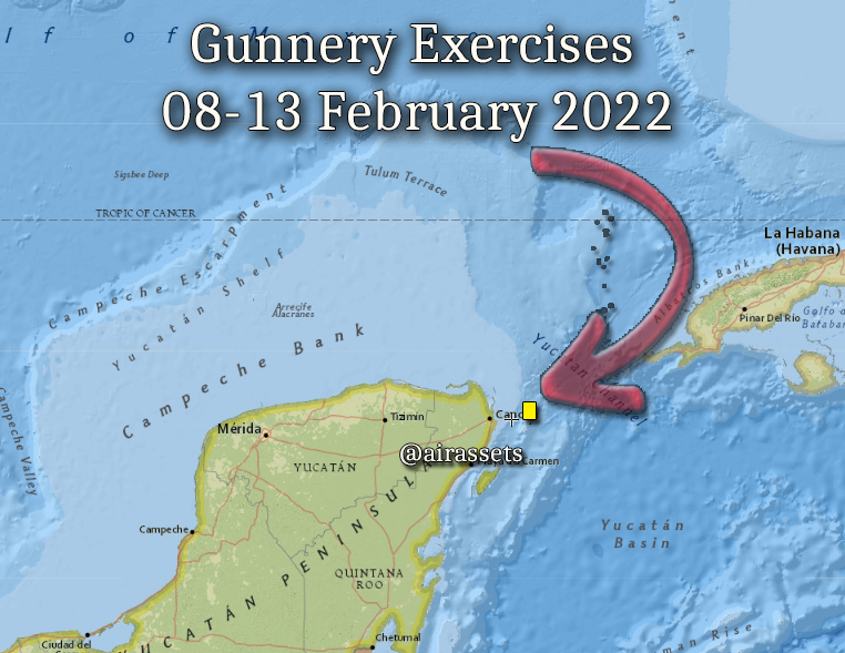 AirAssets's tweet photo. #GunEx #Cancun #YucatanBasin https://t.co/VsBv3XZq9b
