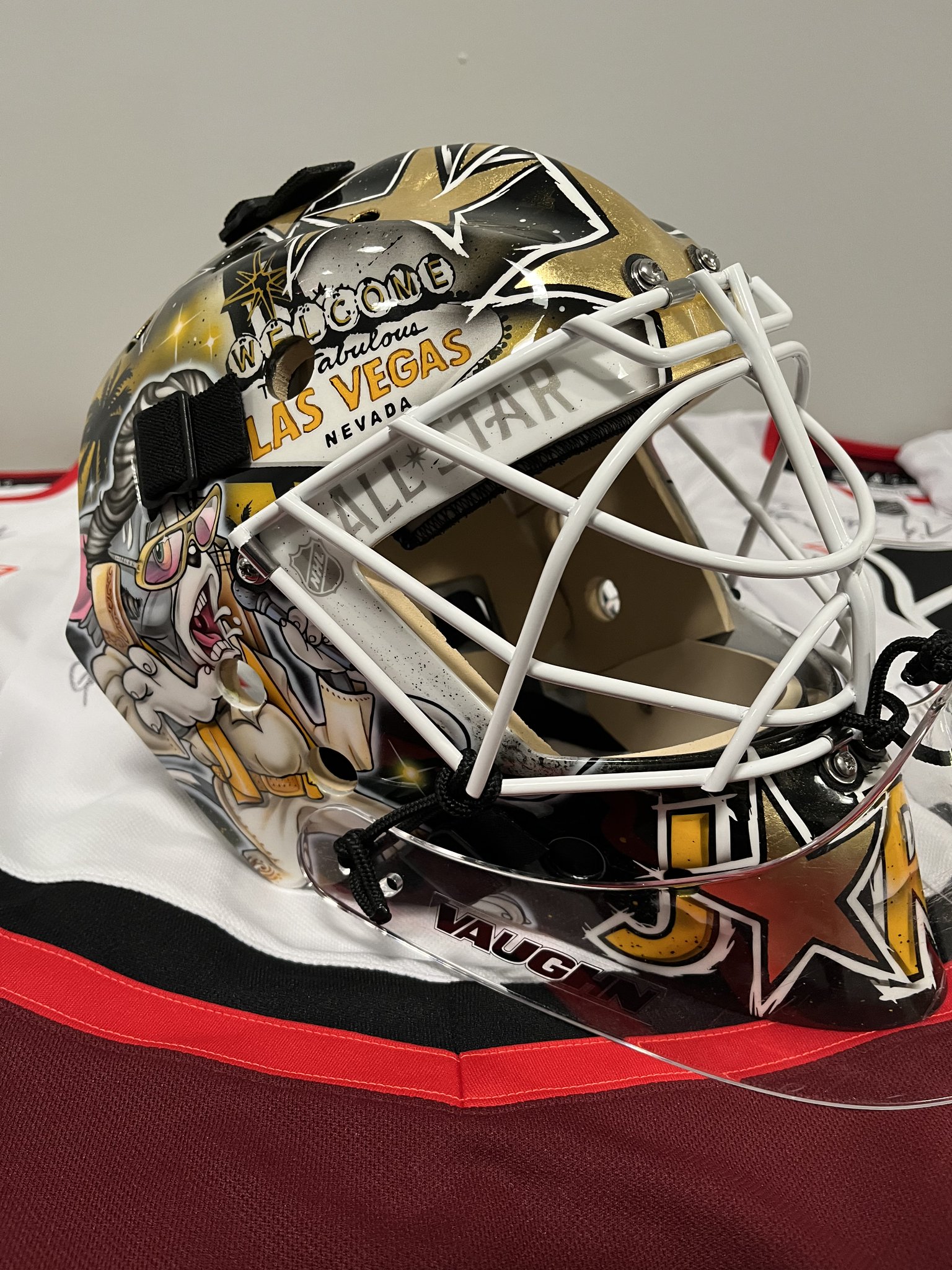 Tristan Jarry Signed Goalie Mask Pittsburgh All-Star Las Vegas 2022 Si –  Goalie Mask Collector