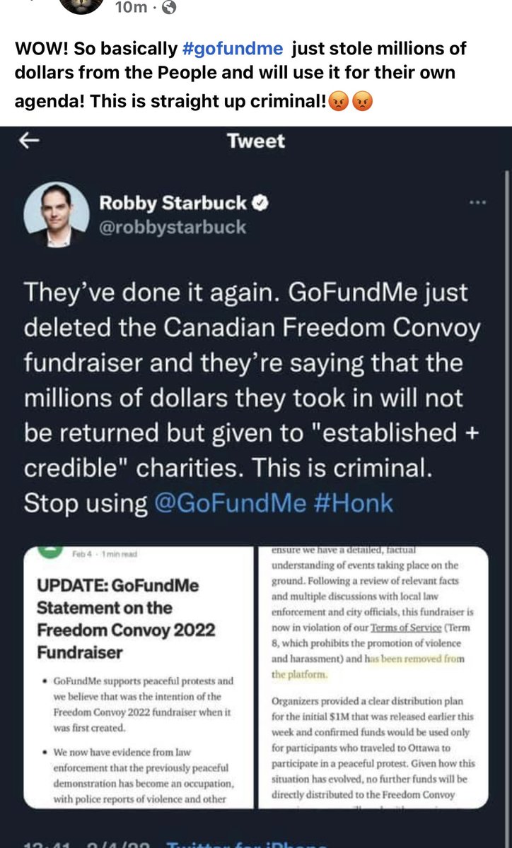 <a href="/gofundme/">GoFundMe</a> <a href="/Kishahowell3/">Kisha Howell, Ed.D. (she/her) 🇵🇸</a> You guys are going down!! "WE THE PEOPLE" will see to it personally! CLASS ACTION LAWSUIT IN PROGRESS AS I TYPE!!!