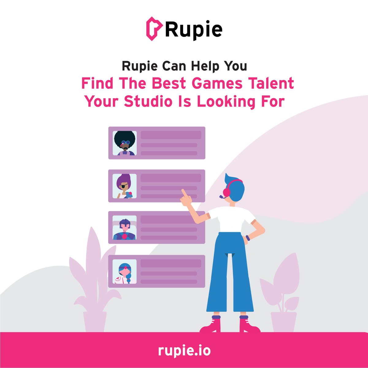 Tired of finding talent that isn't right for your video games studio? 

Rupie filters down the right games industry professionals specific to your needs. rupie.io/studio/beacons 
.
.
.
#gamerswanted #hiregamedeveloper #remotejobs