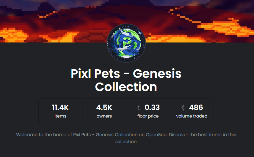 0xLatios's tweet photo. Pixl Pets will be at a 2ETH+ floor sooner than you might think🤯💯

Current floor: 0.33ETH

@ThePixlverse $PIXL

#NFT #NFTs https://t.co/OUMYsGaJ4D