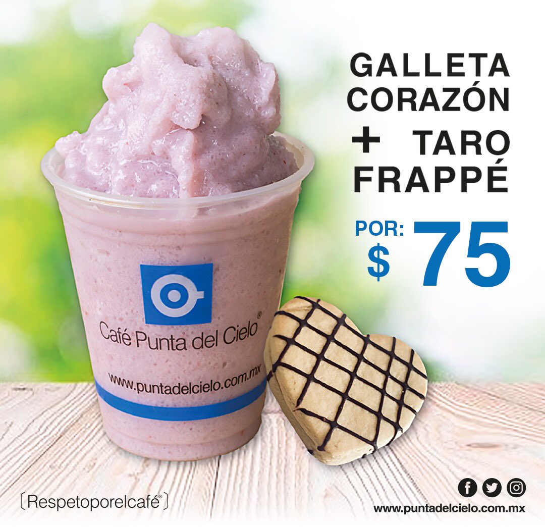 Disfruta nuestra promoción de temporada con esa persona especial
#PuntaDelCielo #UnCaféParaElCamino