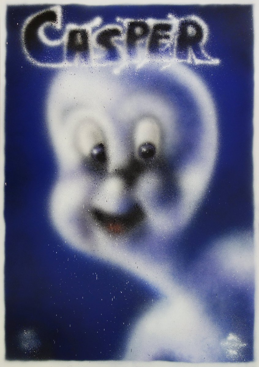 From the ©Archive:
'Casper' / Spray on paper / 70×100 cm / 2020

#woc #art #paiting