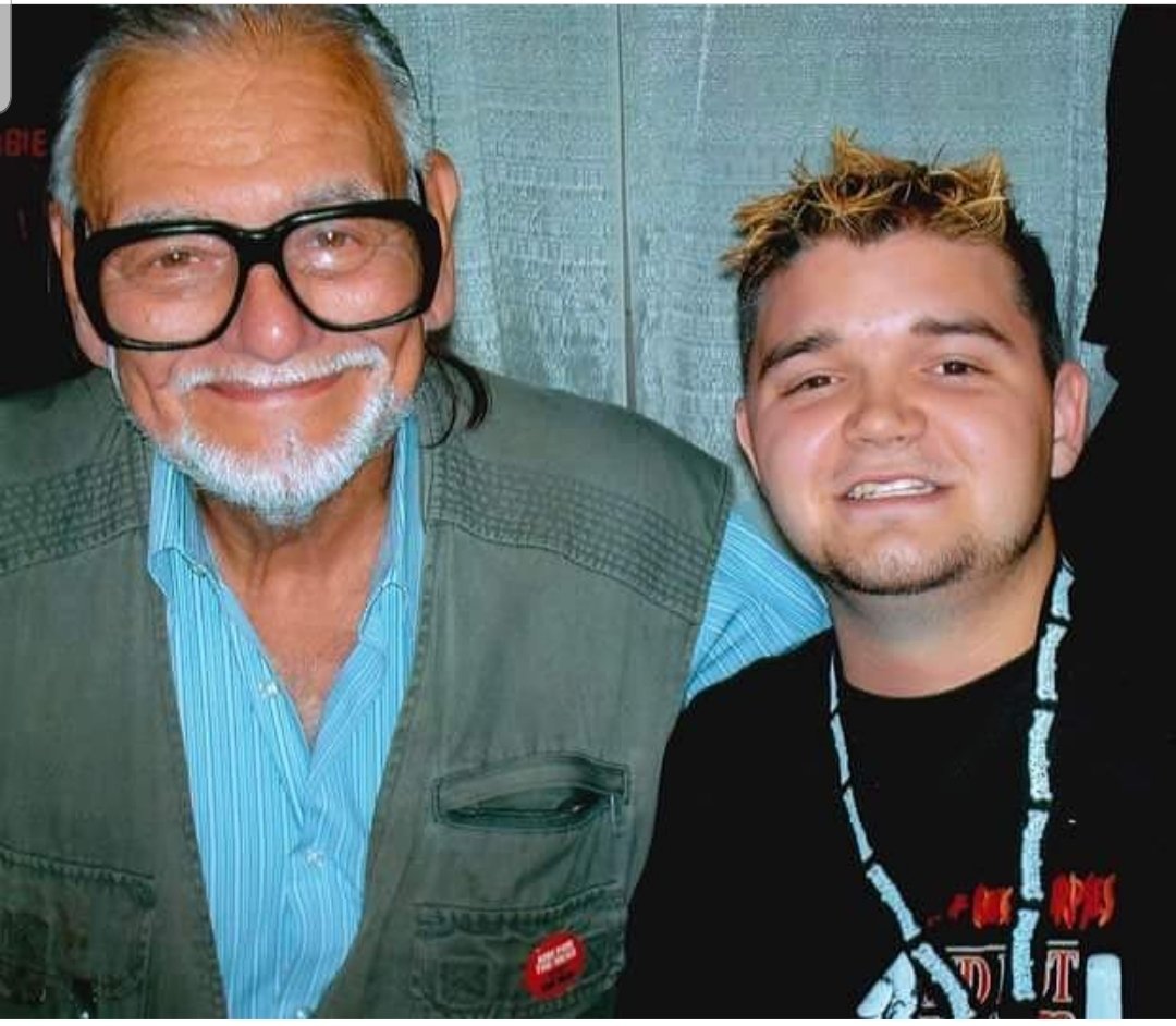 Happy Birthday George A. Romero. This was 2006 at Poor hair choices.        