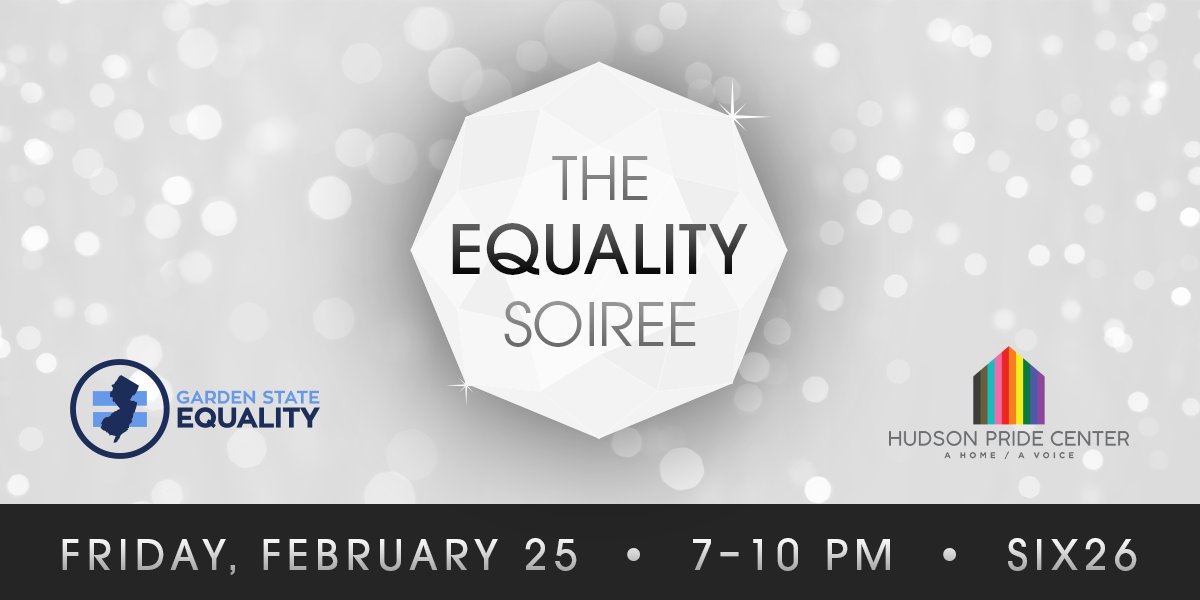 GSEquality's tweet photo. Join us and our friends at @hudsonpride for the 2022 Equality Soiree on February 25! A ticket includes an open bar, hors d’oeuvres, and an evening of frivolity at Six26 in Jersey City 💃

Get your ticket now ➡ https://t.co/7VFIGSNYqx https://t.co/LtDggb41jJ