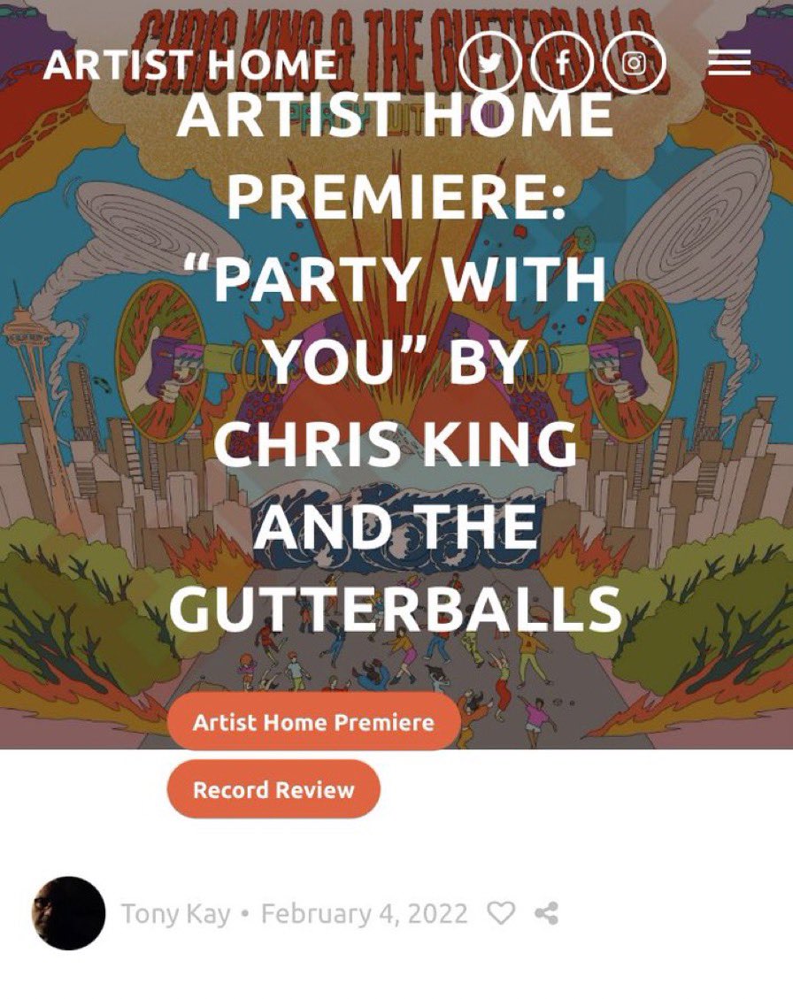 Chris King & The Gutterballs tweet media